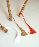 きつねのたすき/長日傘/麻無地セージグリーン