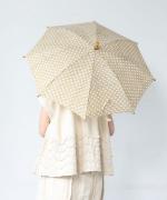 タビスルウサギ/折り畳み日傘〈インド綿〉