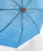 うさぎのたすき/折り畳み日傘/麻無地水縹