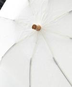 うさぎのたすき/折り畳み日傘/麻無地白