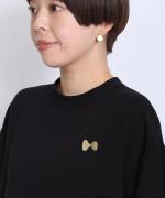 ribbon ピアス/真鍮