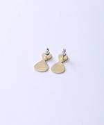 ribbon ピアス/真鍮