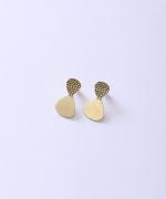 ribbon ピアス/真鍮