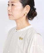 ribbon ピアス/真鍮