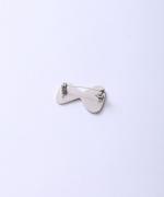 ribbon ブローチ/ロジウム