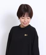 ribbon ブローチ/真鍮