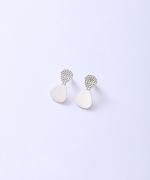 ribbon ピアス/シルバー