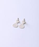 ribbon ピアス/シルバー