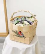 WOODEN SHOPPER SQUARE